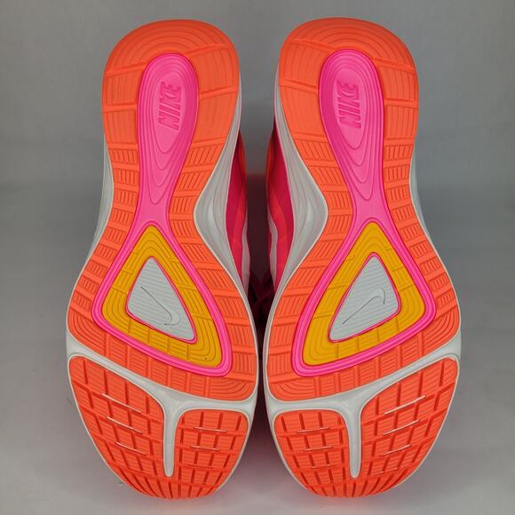 Nike Dual Fusion X2 Running Shoes NEW NEON Pink White Mango Women's US Size 9 - Picture 9 of 14